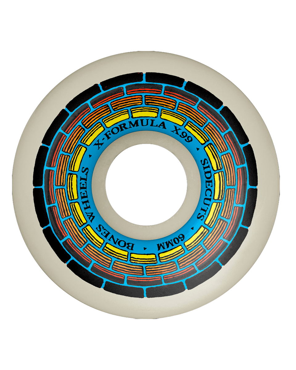 Heritage SKTBDS - Bones - X Formula Sidecuts 58mm 99a - Skateboard