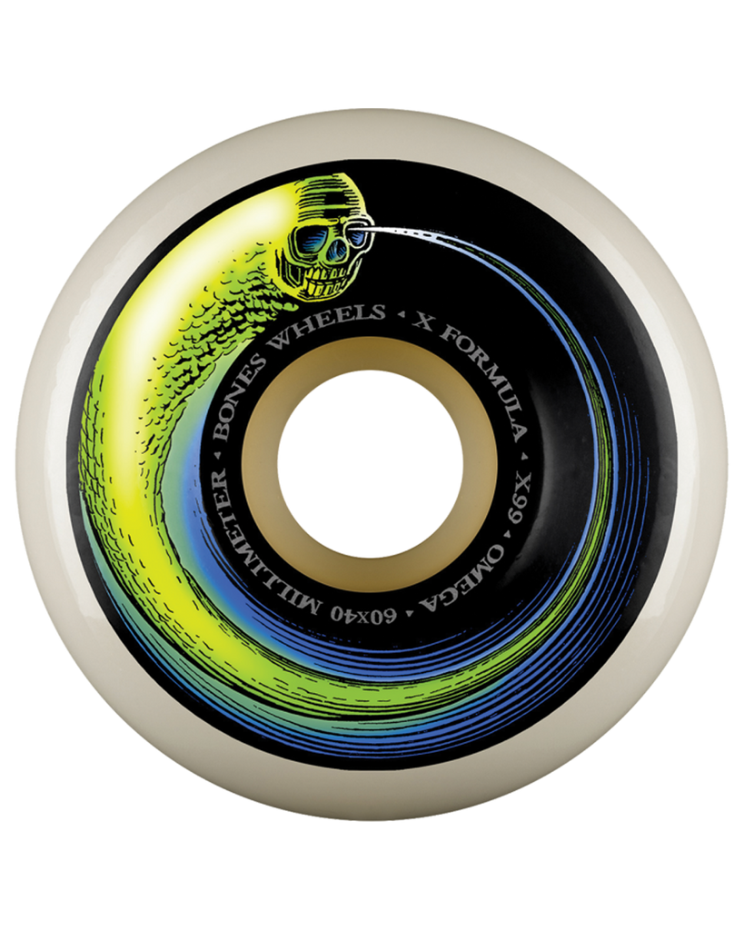 洋楽 Yella Bone Heritage SKTBDS - Bones - XF X99 Omega 60mm - Skateboard Wheels