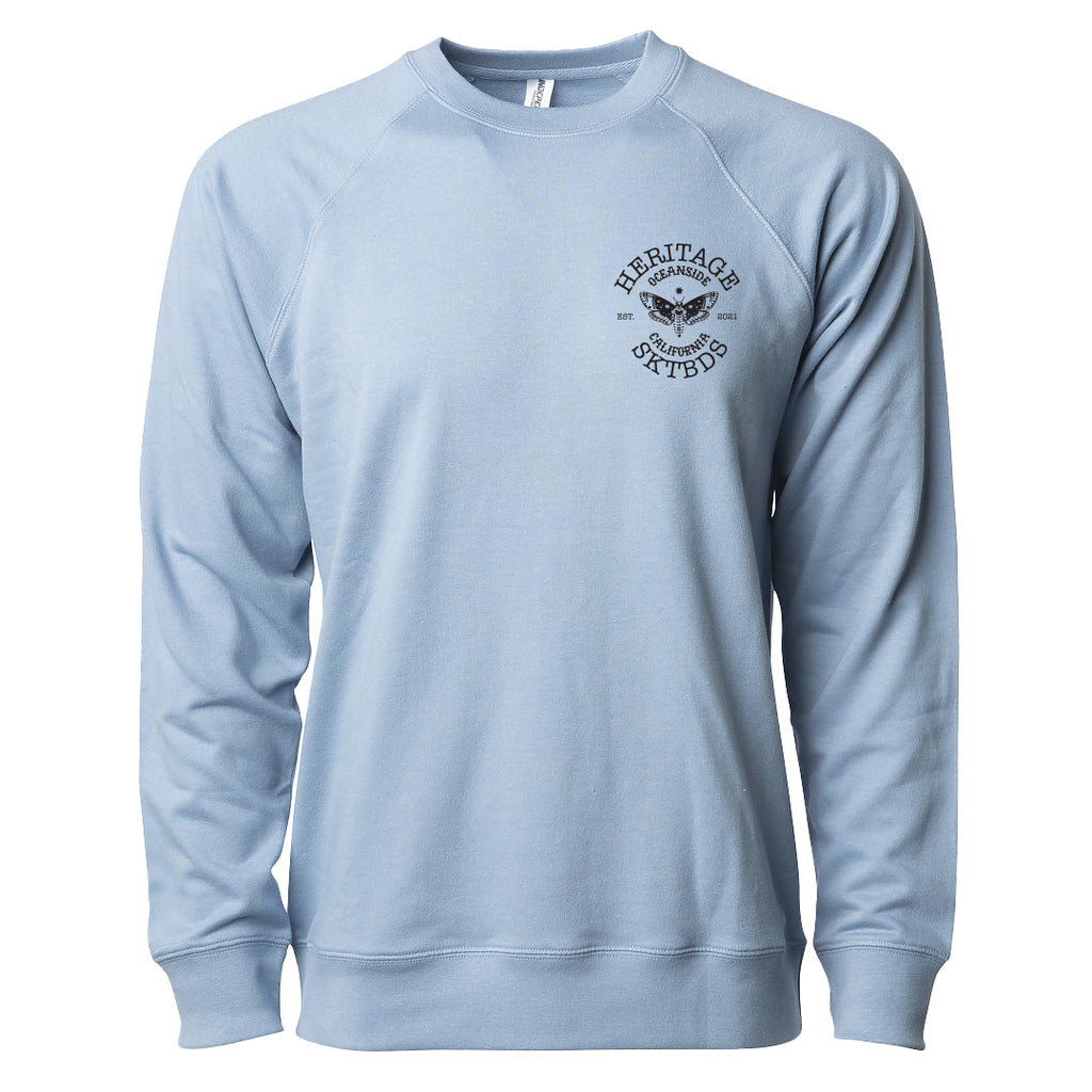 HeritageSKTBDS-Crewneck Sweatshirts - Misty Blue