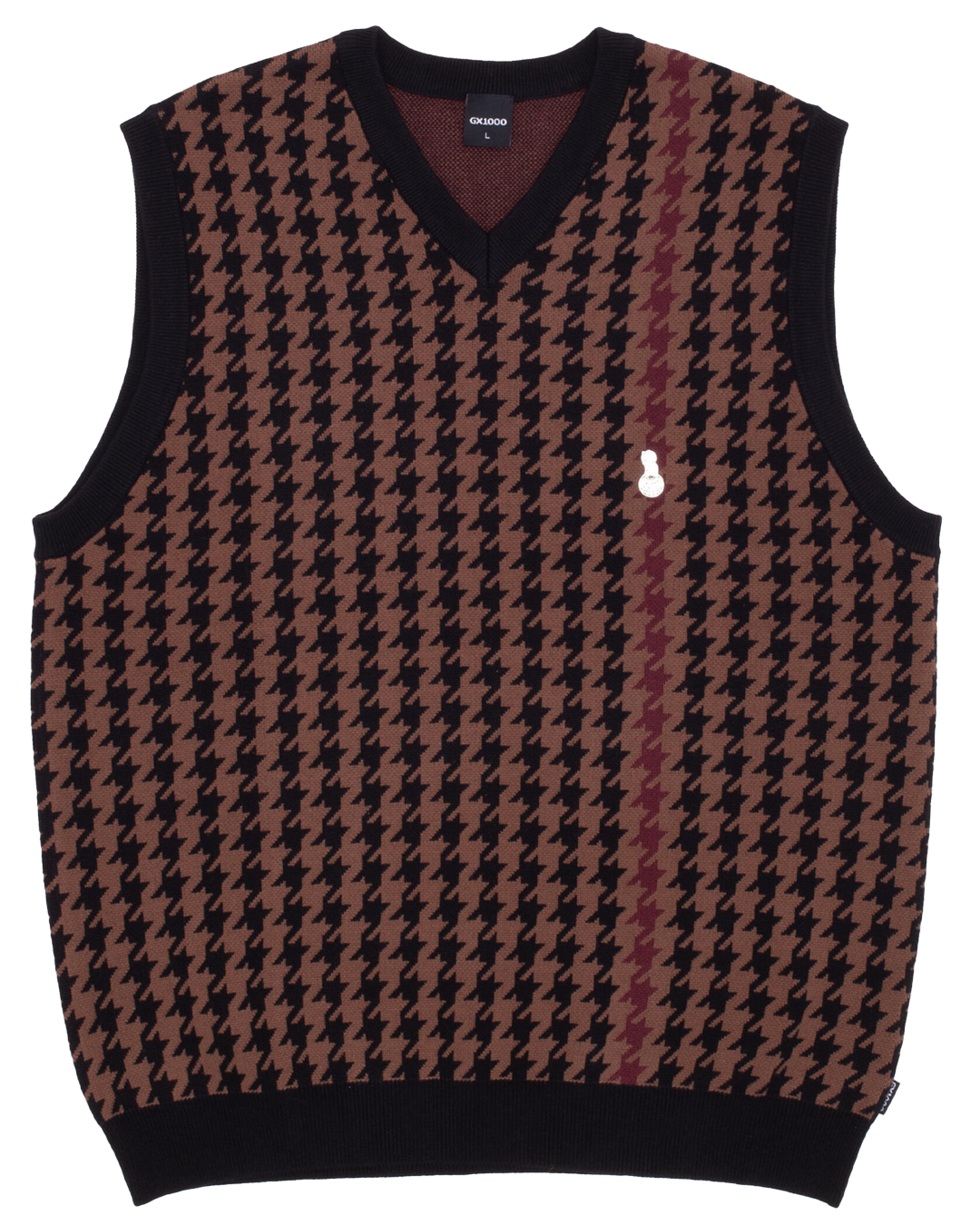 Heritage SKTBDS - GX-1000 - Jacquard Knit Vest - Brown