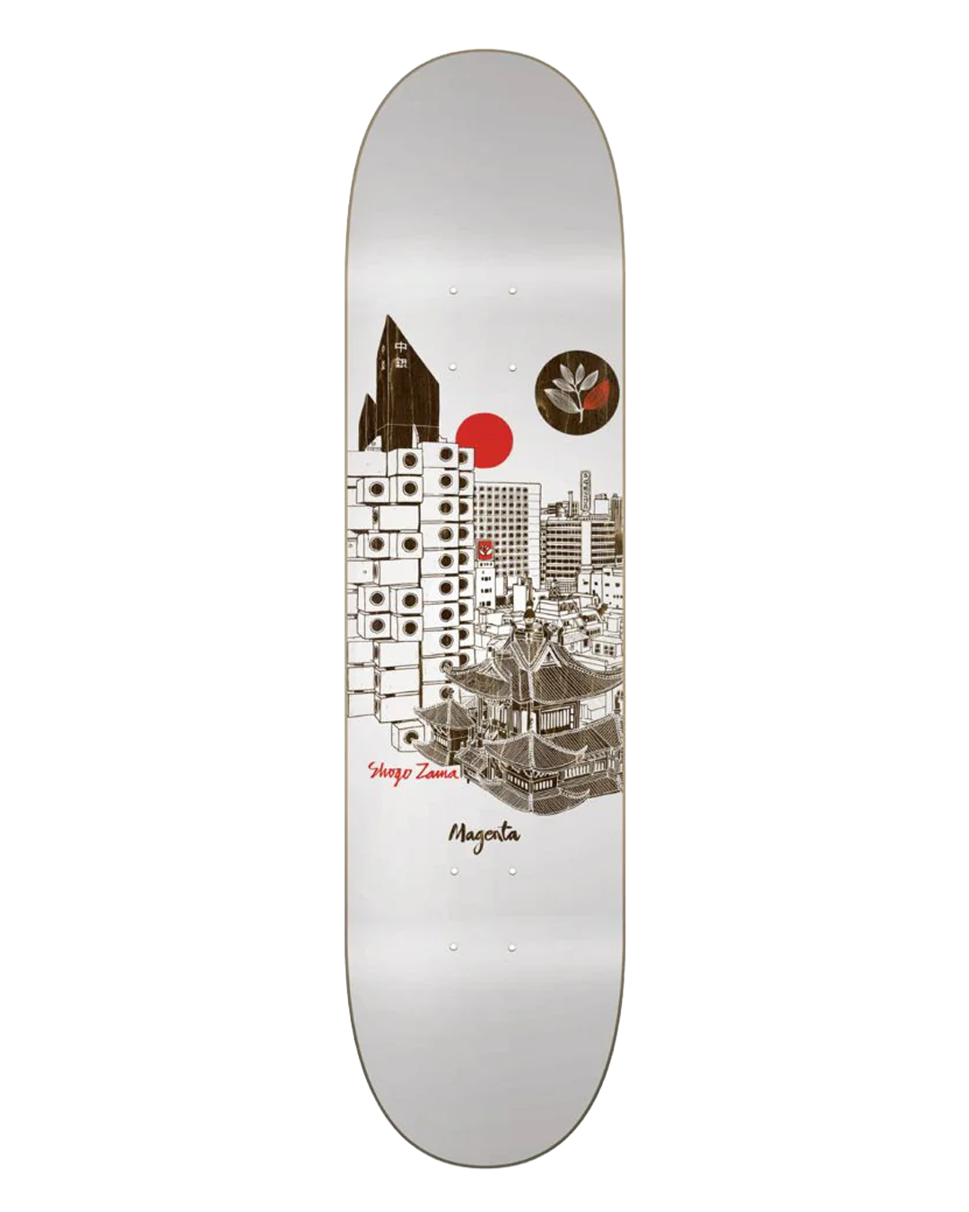 Heritage SKTBDS - Magenta - Shogo Zama Rooftop - Skateboard Deck