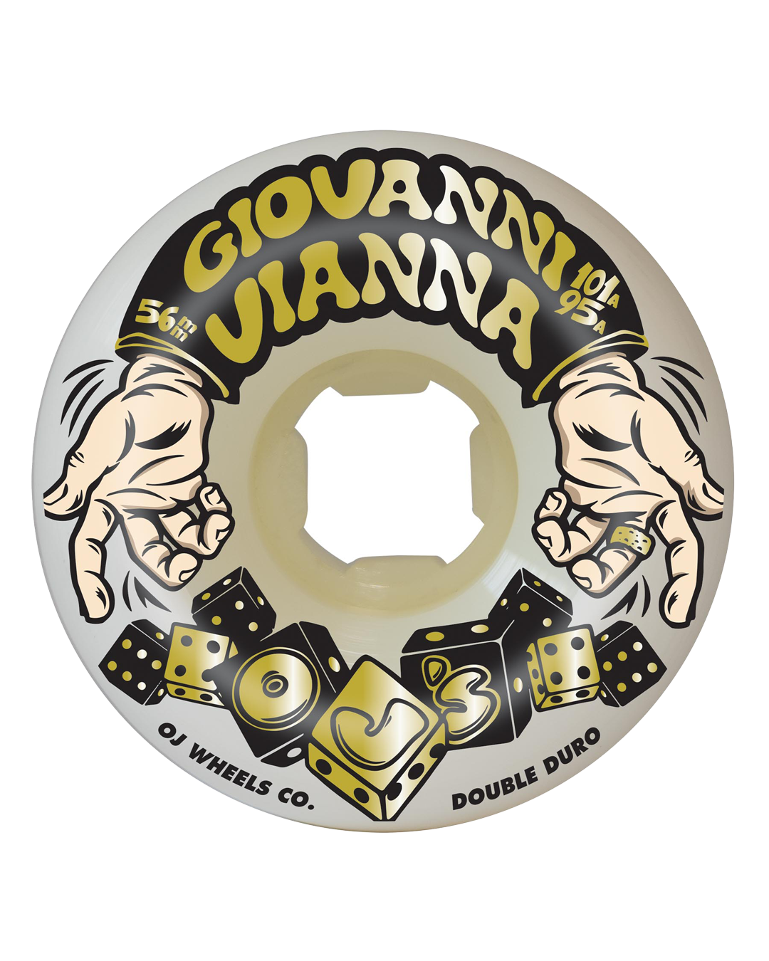 Heritage SKTBDS - OJs - 54mm Double Duro White Gum Mini Combo 101a