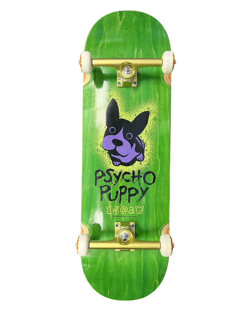 ThePeaceArtists

Skateboarding

skateboarddecks

satoriwheels

Oceanside

HeritageSKTBDS

Complete Skateboards

ace trucks

9.5"

Psycho Puppy