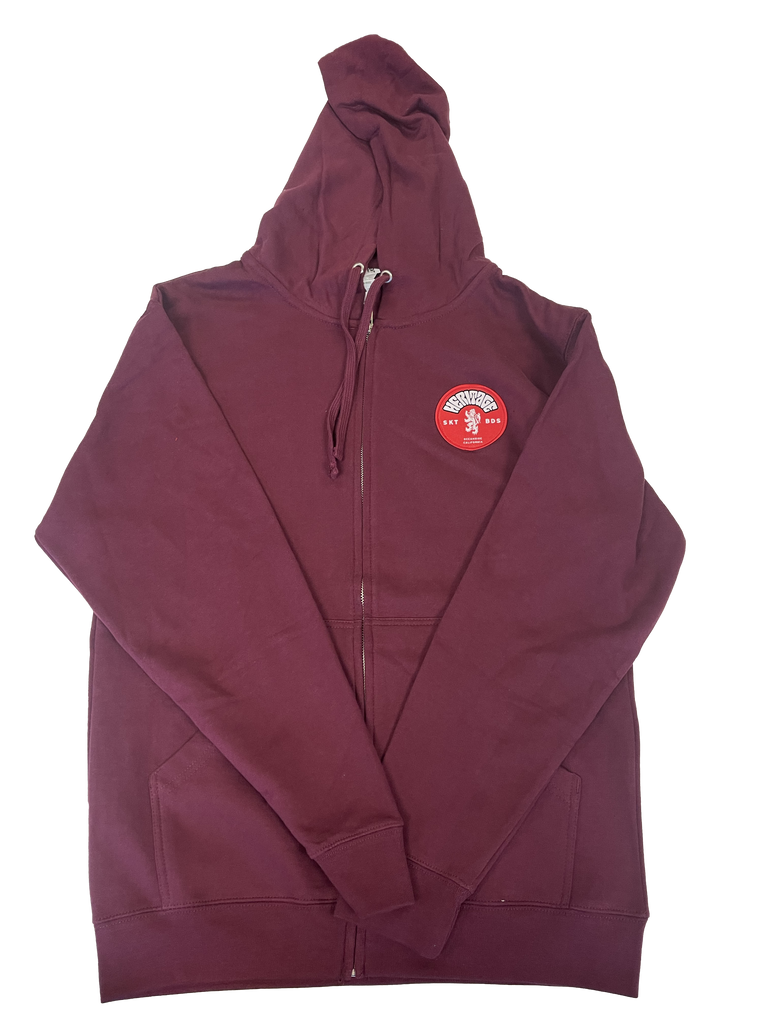 HeritageSKTBDS - Shop_embroidered_Zip_up_Sweatshirts - marron