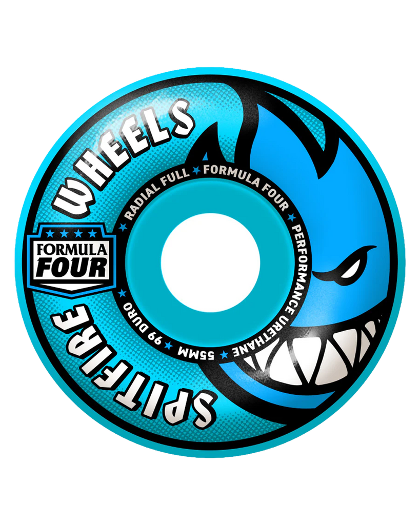Heritage SKTBDS - Spitfire Wheels - F4 99 Radial Full Blue 55mm
