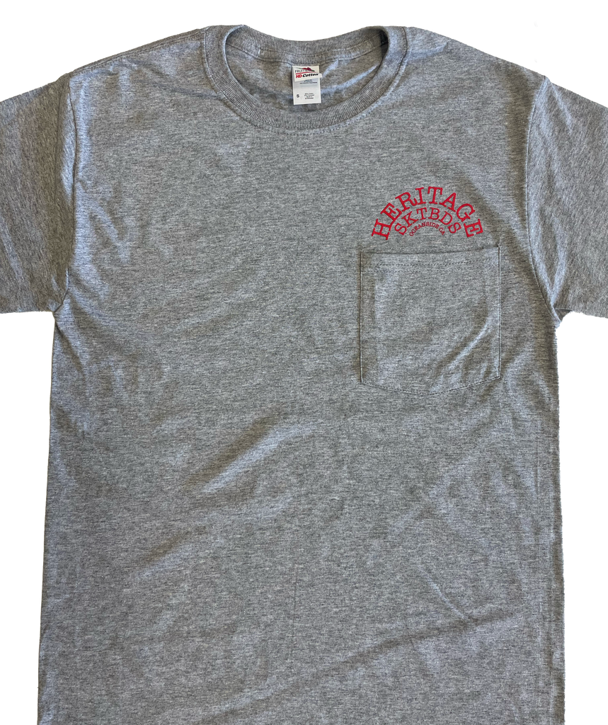 HeritageSKTBDS - Pocket Tees - gray