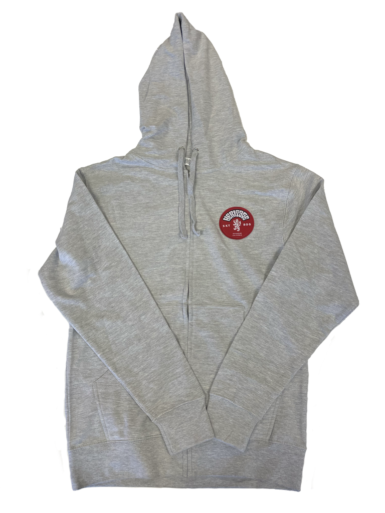 HeritageSKTBDS - Shop_embroidered_Zip_up_Sweatshirts - gray