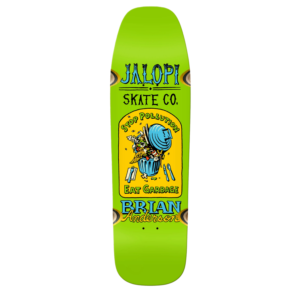 Heritage-SKTBDS-AntiHero - Brian Anderson Jalopi Returns 9.25 Square Top - Wheel Wells - Skateboard Deck