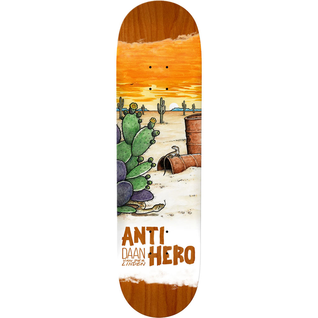 HeritageSKTBDS-AntiHero - Daan Ver Linden - Desertscapes - 8.38 - Skateboard Deck