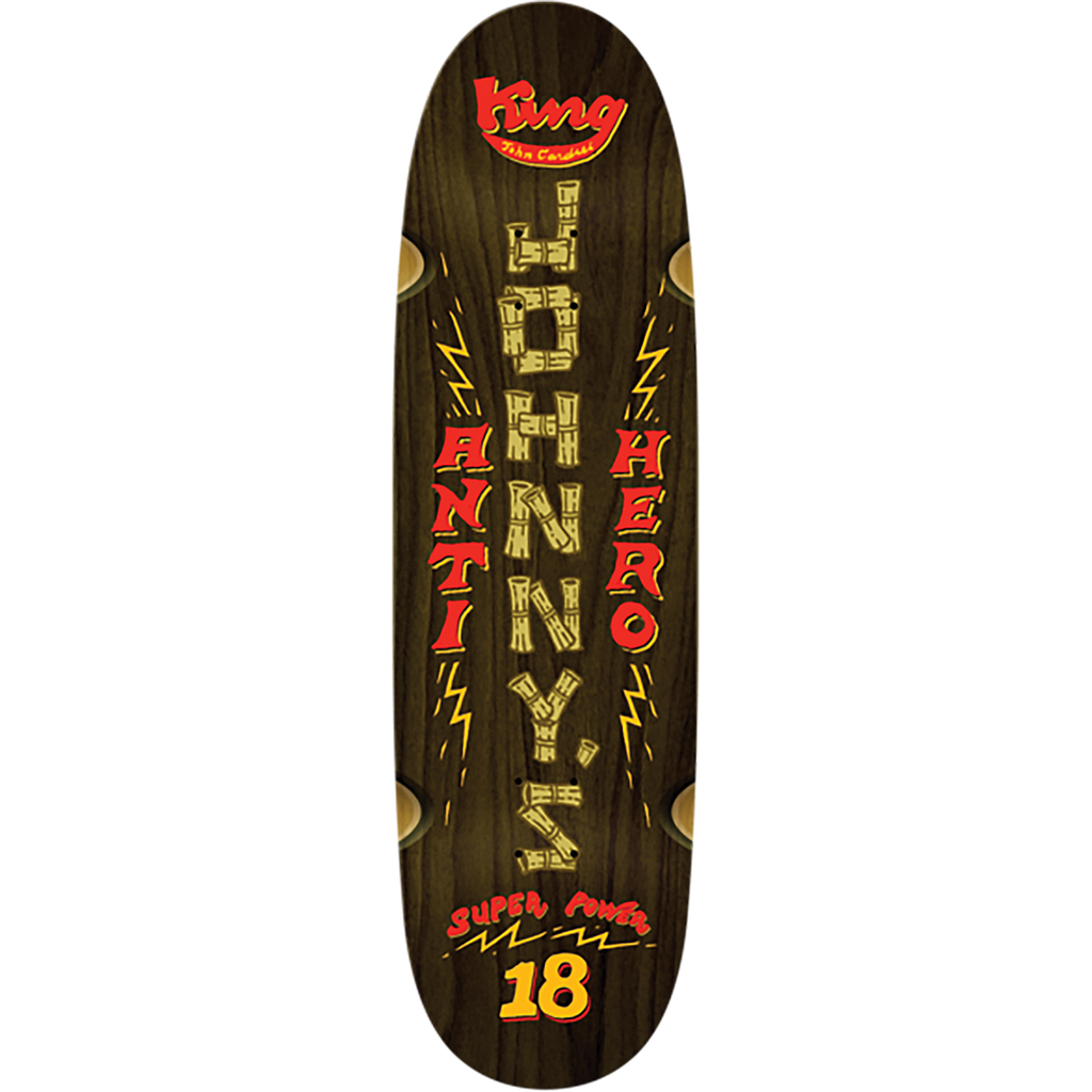 Heritage-SKTBDS-AntiHero - John Cardiel Super powered Wheel Wells - Skateboard Deck