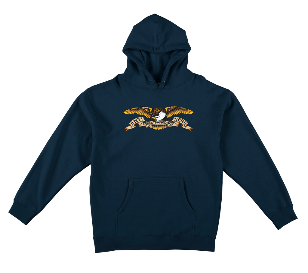 HeritageSKTBDS-AntiHero Skateboards - Eagle Navy - Hoodie