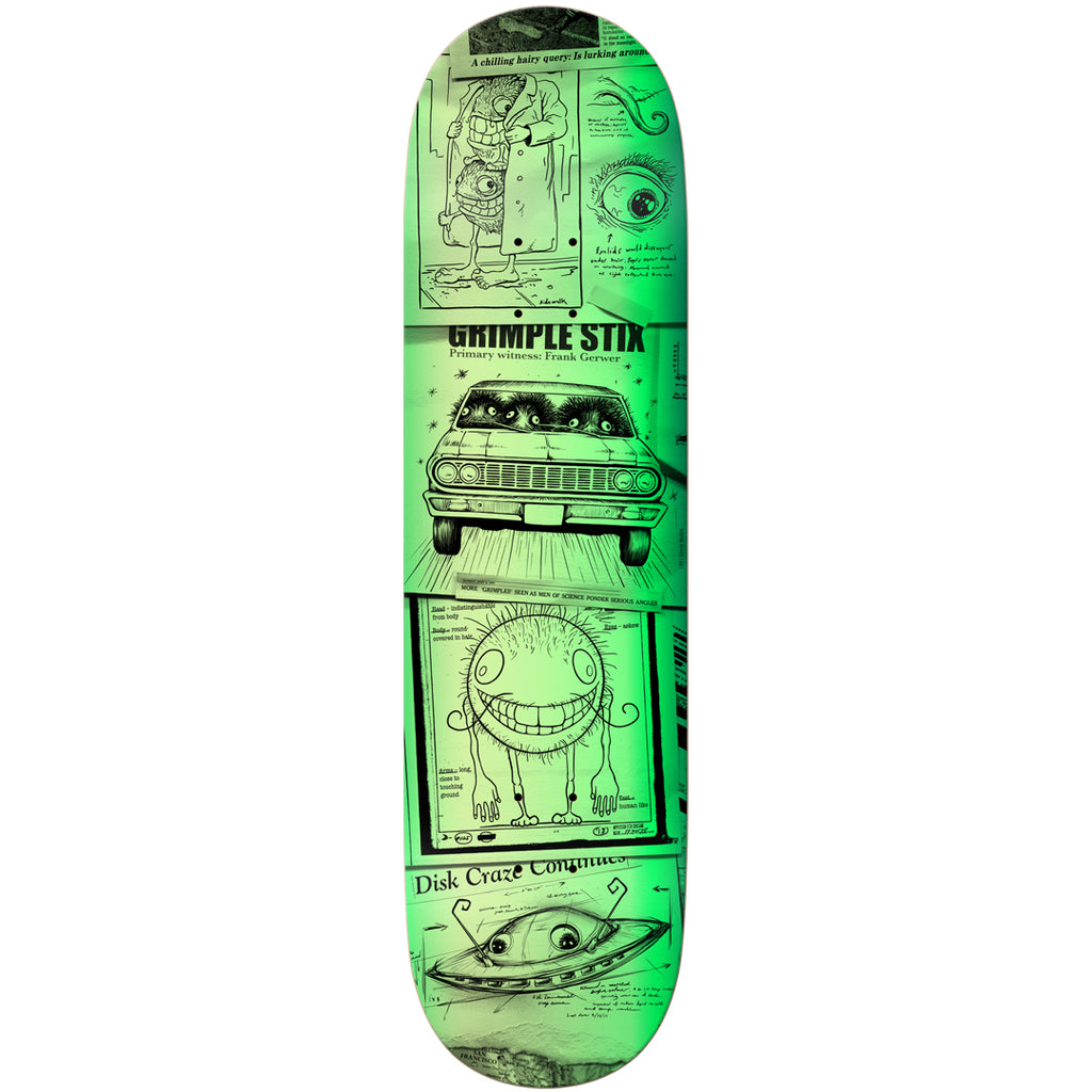 Heritage-SKTBDS-Antihero - Grimple Stix - Frank Gerwer Sightings Series 8.5 - Skateboard Deck