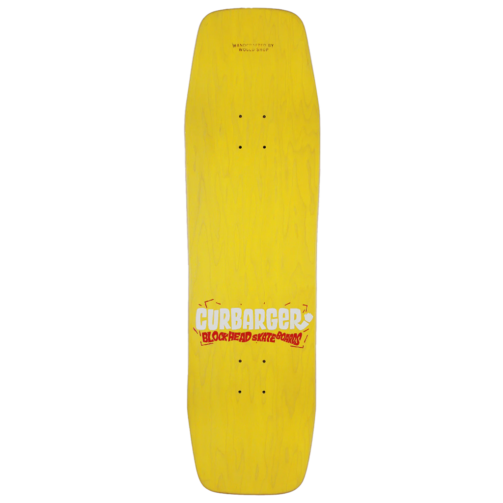HeritageSKTBDS-Blockhead - Curbarger -Double Double Sided Curb - Skateboard Deck-top