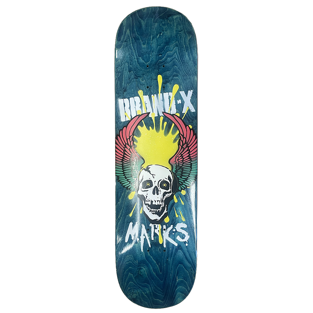 HeritageSKTBDS-Brand-X - Brent Marks Pro Model - 8.375-Skateboard Deck