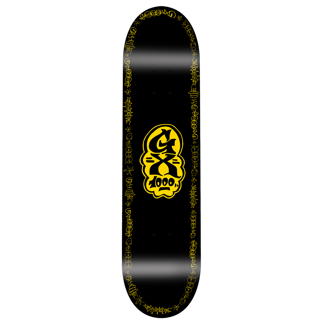 Heritage SKTBDS - GX-1000 - Flashback Black - 8.25 - Skateboard Deck