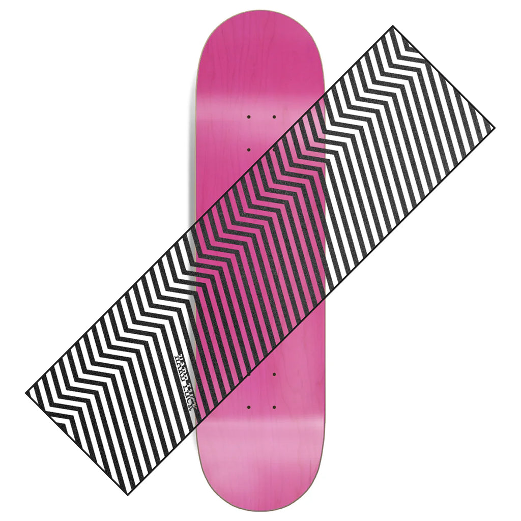 HeritageSKTBDS-Hardluck - Zag Clear Printed Black Griptape