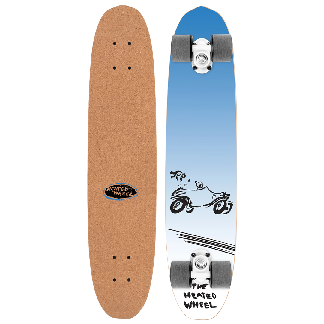 Heritage SKTBDS Heated Wheel Buggy Cork top Polarizer Complete Skateboard